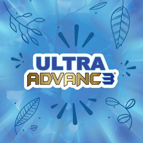 logotipo azul de de Ultra advance la azul eficaz contra problemas de articulaciones. Eg natural, energreen.